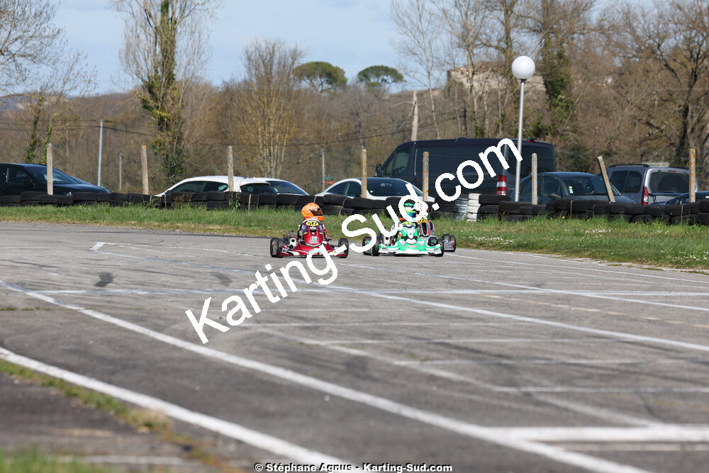 29 & 30/03/2025 : 2ème manche du Championnat du Sud au circuit d’Aigues-Vives (photos Stéphane Agnus) 2025 — karting