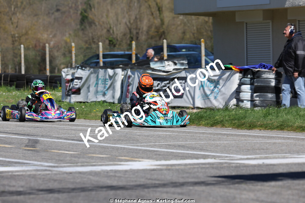 29 & 30/03/2025 : 2ème manche du Championnat du Sud au circuit d’Aigues-Vives (photos Stéphane Agnus) 2025 — karting