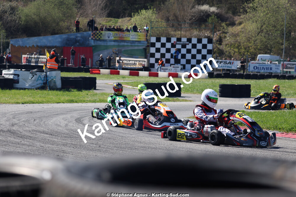 29 & 30/03/2025 : 2ème manche du Championnat du Sud au circuit d’Aigues-Vives (photos Stéphane Agnus) 2025 — karting
