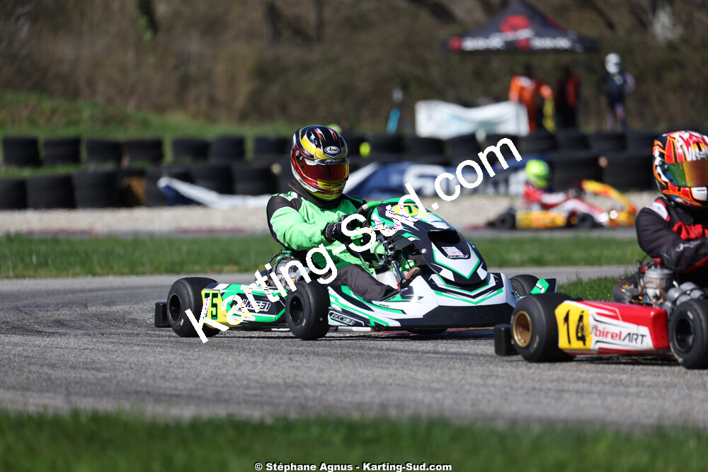 29 & 30/03/2025 : 2ème manche du Championnat du Sud au circuit d’Aigues-Vives (photos Stéphane Agnus) 2025 — karting