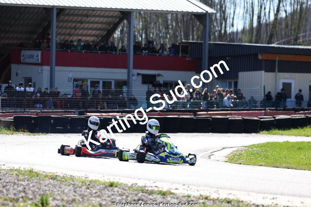 29 & 30/03/2025 : 2ème manche du Championnat du Sud au circuit d’Aigues-Vives (photos Stéphane Agnus) 2025 — karting