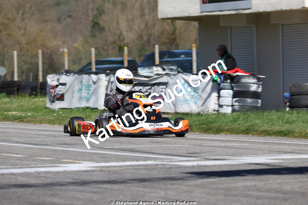 29 & 30/03/2025 : 2ème manche du Championnat du Sud au circuit d’Aigues-Vives (photos Stéphane Agnus) 2025 — karting
