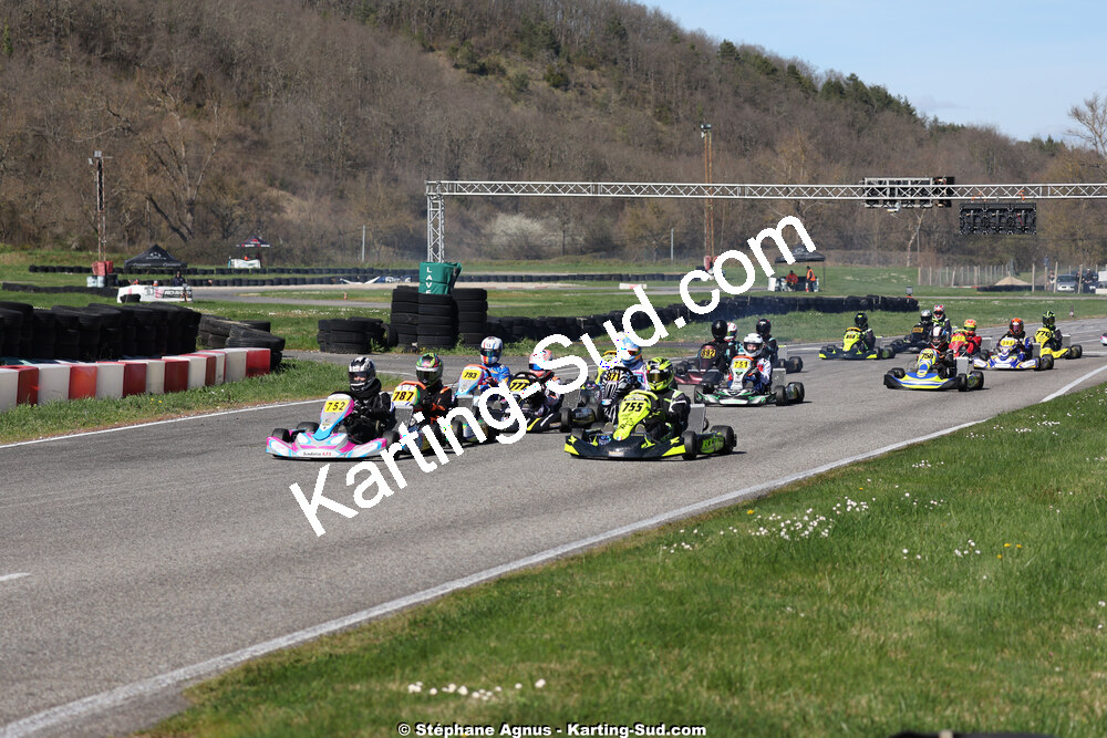29 & 30/03/2025 : 2ème manche du Championnat du Sud au circuit d’Aigues-Vives (photos Stéphane Agnus) 2025 — karting