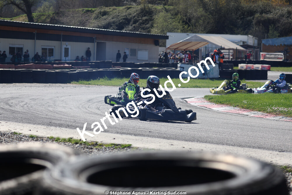 29 & 30/03/2025 : 2ème manche du Championnat du Sud au circuit d’Aigues-Vives (photos Stéphane Agnus) 2025 — karting