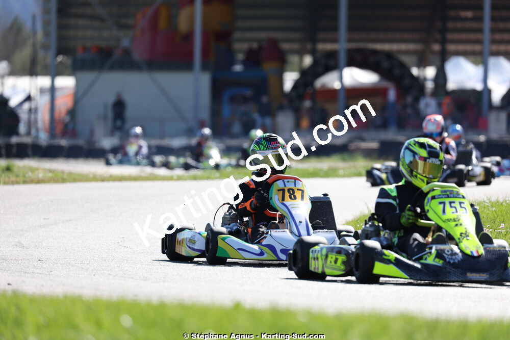 29 & 30/03/2025 : 2ème manche du Championnat du Sud au circuit d’Aigues-Vives (photos Stéphane Agnus) 2025 — karting