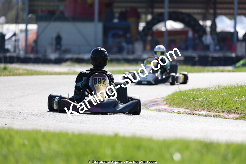 29 & 30/03/2025 : 2ème manche du Championnat du Sud au circuit d’Aigues-Vives (photos Stéphane Agnus) 2025 — karting