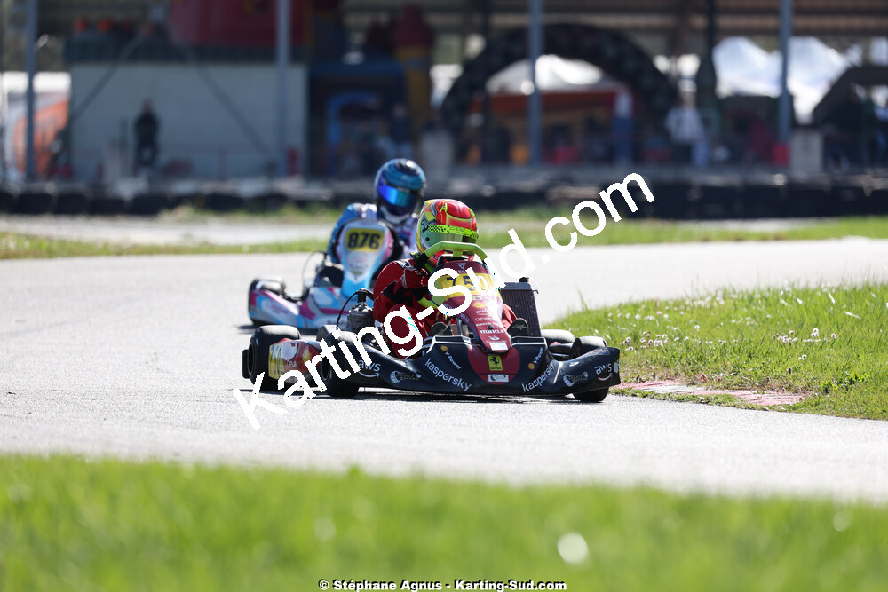 29 & 30/03/2025 : 2ème manche du Championnat du Sud au circuit d’Aigues-Vives (photos Stéphane Agnus) 2025 — karting