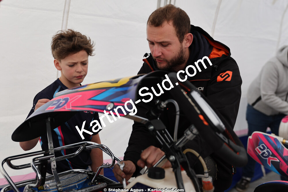 29 & 30/03/2025 : 2ème manche du Championnat du Sud au circuit d’Aigues-Vives (photos Stéphane Agnus) 2025 — karting
