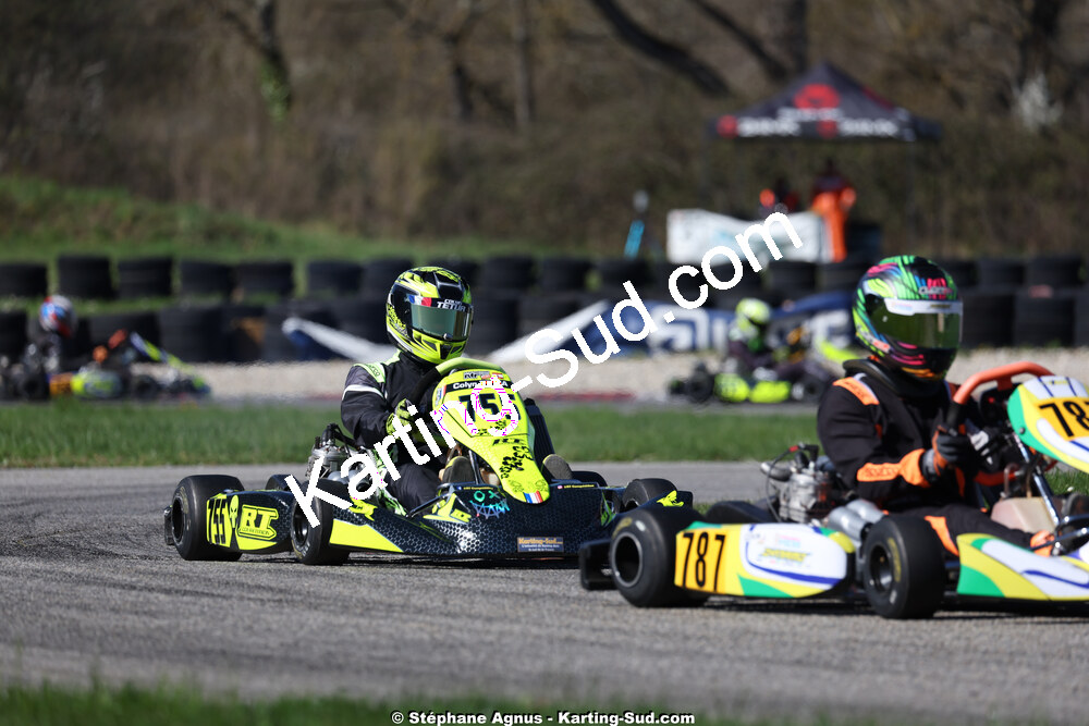 29 & 30/03/2025 : 2ème manche du Championnat du Sud au circuit d’Aigues-Vives (photos Stéphane Agnus) 2025 — karting