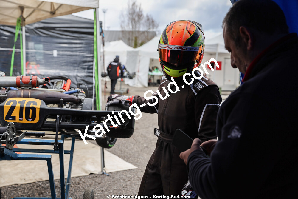 29 & 30/03/2025 : 2ème manche du Championnat du Sud au circuit d’Aigues-Vives (photos Stéphane Agnus) 2025 — karting