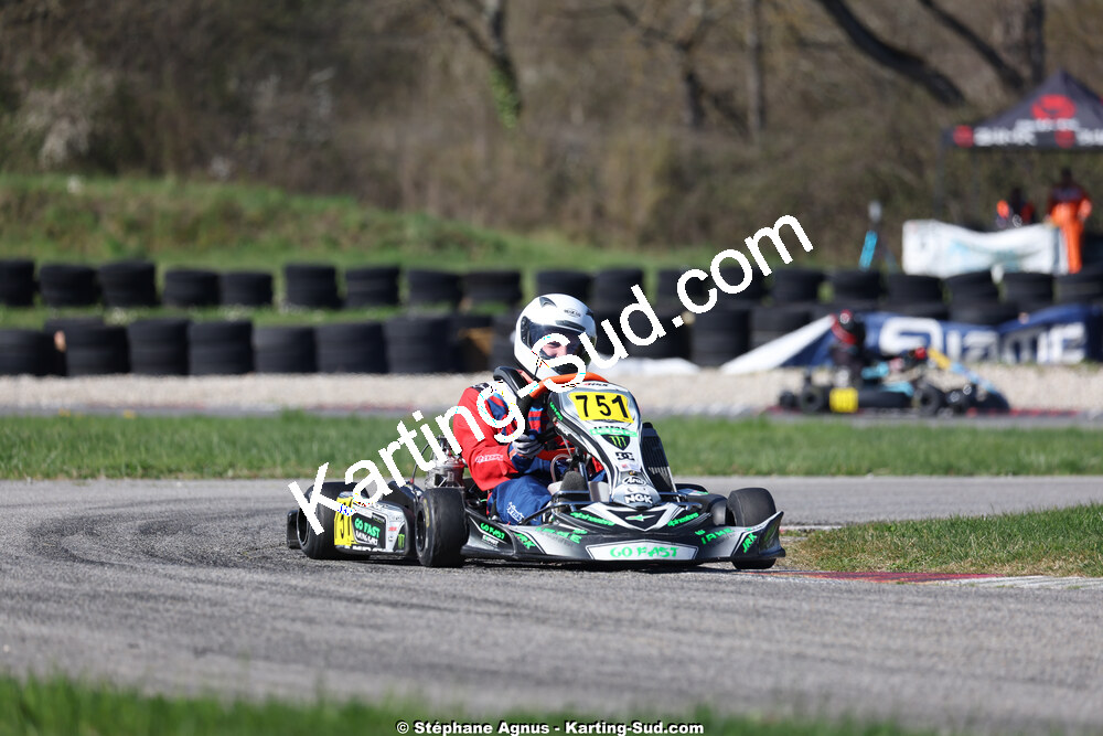 29 & 30/03/2025 : 2ème manche du Championnat du Sud au circuit d’Aigues-Vives (photos Stéphane Agnus) 2025 — karting