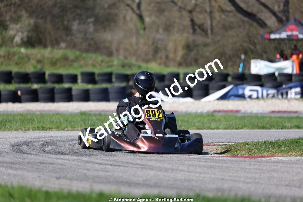 29 & 30/03/2025 : 2ème manche du Championnat du Sud au circuit d’Aigues-Vives (photos Stéphane Agnus) 2025 — karting