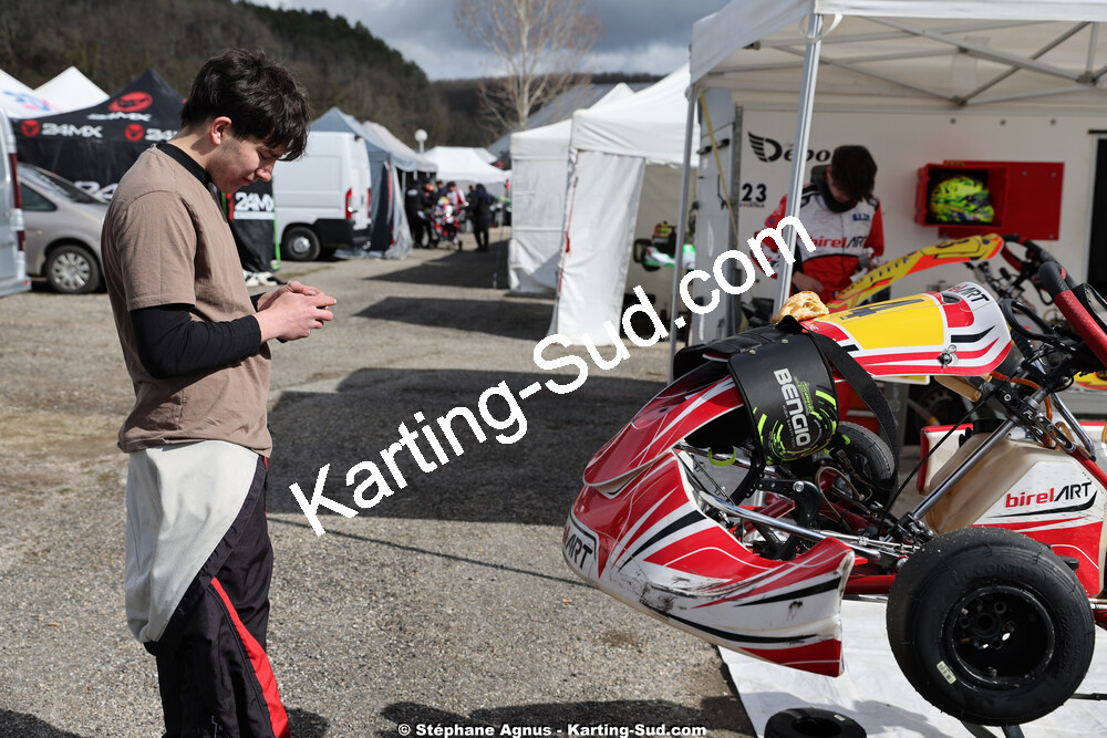 29 & 30/03/2025 : 2ème manche du Championnat du Sud au circuit d’Aigues-Vives (photos Stéphane Agnus) 2025 — karting