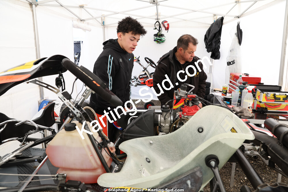 29 & 30/03/2025 : 2ème manche du Championnat du Sud au circuit d’Aigues-Vives (photos Stéphane Agnus) 2025 — karting