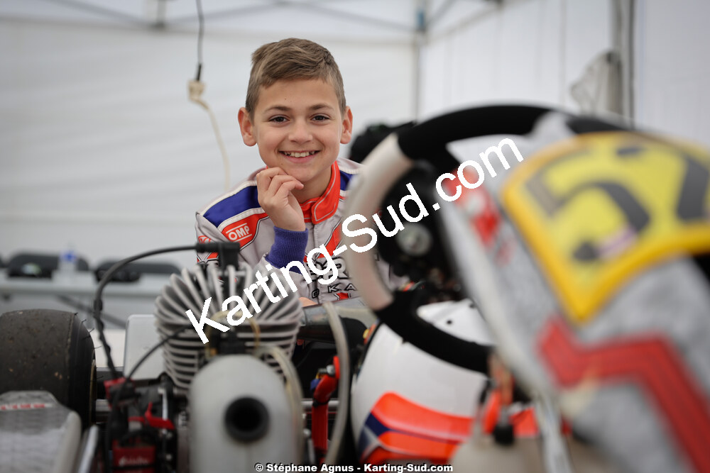 Arthur BENOIT — 29 & 30/03/2025 : 2ème manche du Championnat du Sud au circuit d’Aigues-Vives (photos Stéphane Agnus) 2025 — karting