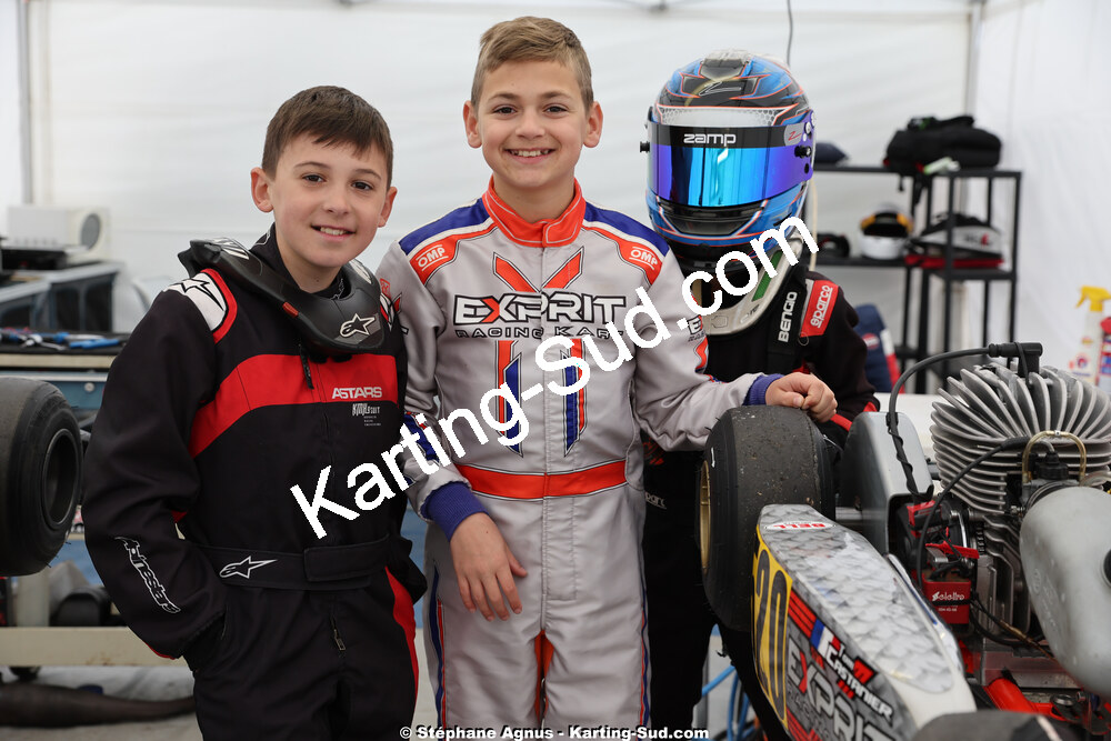 Arthur BENOIT — 29 & 30/03/2025 : 2ème manche du Championnat du Sud au circuit d’Aigues-Vives (photos Stéphane Agnus) 2025 — karting