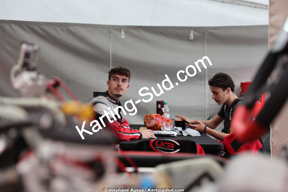 Enzo LACREUSE, Vincent REBBERT — 29 & 30/03/2025 : 2ème manche du Championnat du Sud au circuit d’Aigues-Vives (photos Stéphane Agnus) 2025 — karting