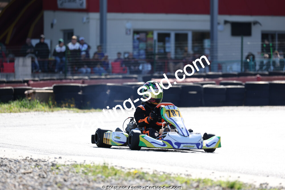 29 & 30/03/2025 : 2ème manche du Championnat du Sud au circuit d’Aigues-Vives (photos Stéphane Agnus) 2025 — karting