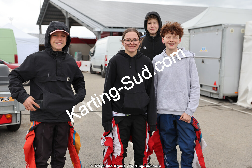 Charline CORDIER, Tom BOUJAREL — 29 & 30/03/2025 : 2ème manche du Championnat du Sud au circuit d’Aigues-Vives (photos Stéphane Agnus) 2025 — karting