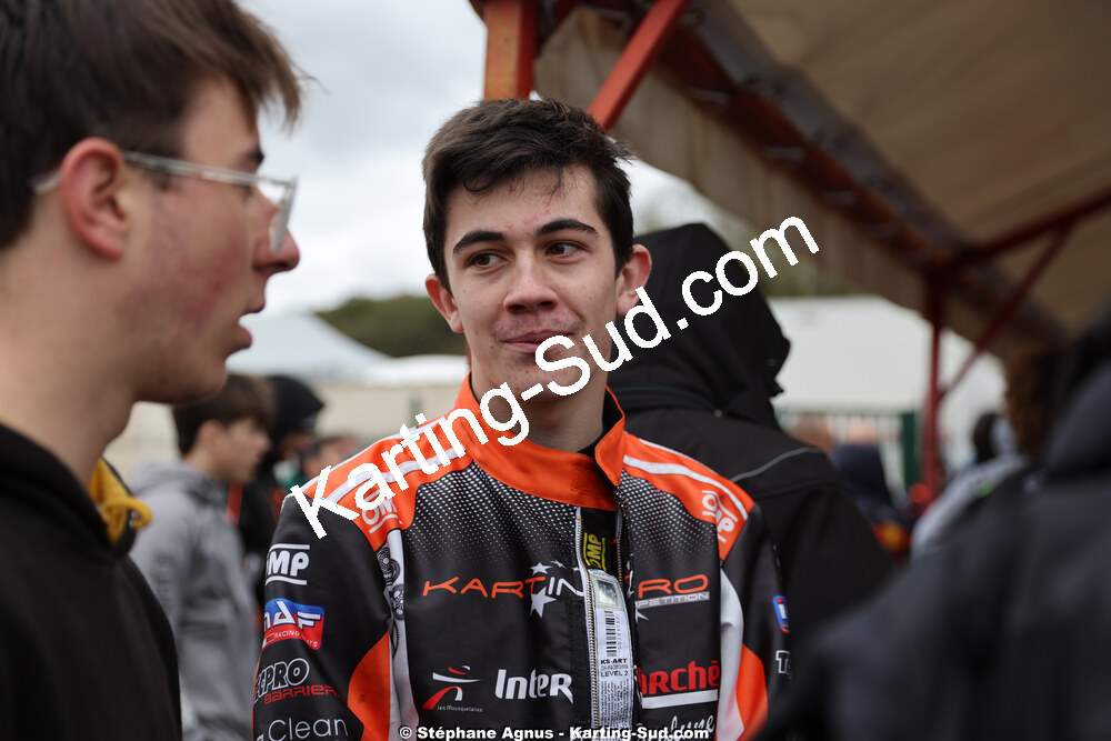 Gabriel HUGON — 29 & 30/03/2025 : 2ème manche du Championnat du Sud au circuit d’Aigues-Vives (photos Stéphane Agnus) 2025 — karting