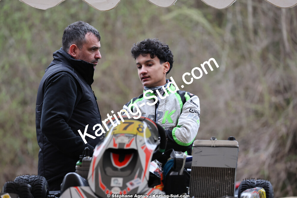 29 & 30/03/2025 : 2ème manche du Championnat du Sud au circuit d’Aigues-Vives (photos Stéphane Agnus) 2025 — karting
