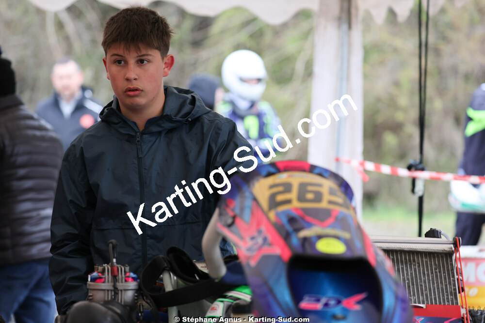 Julien SAINT-ARROMAN — 29 & 30/03/2025 : 2ème manche du Championnat du Sud au circuit d’Aigues-Vives (photos Stéphane Agnus) 2025 — karting