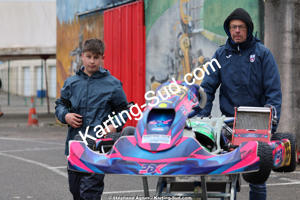 Gérard SAINT-ARROMAN, Julien SAINT-ARROMAN — 29 & 30/03/2025 : 2ème manche du Championnat du Sud au circuit d’Aigues-Vives (photos Stéphane Agnus) 2025 — karting