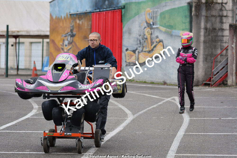 Patrice VEDEL — 29 & 30/03/2025 : 2ème manche du Championnat du Sud au circuit d’Aigues-Vives (photos Stéphane Agnus) 2025 — karting