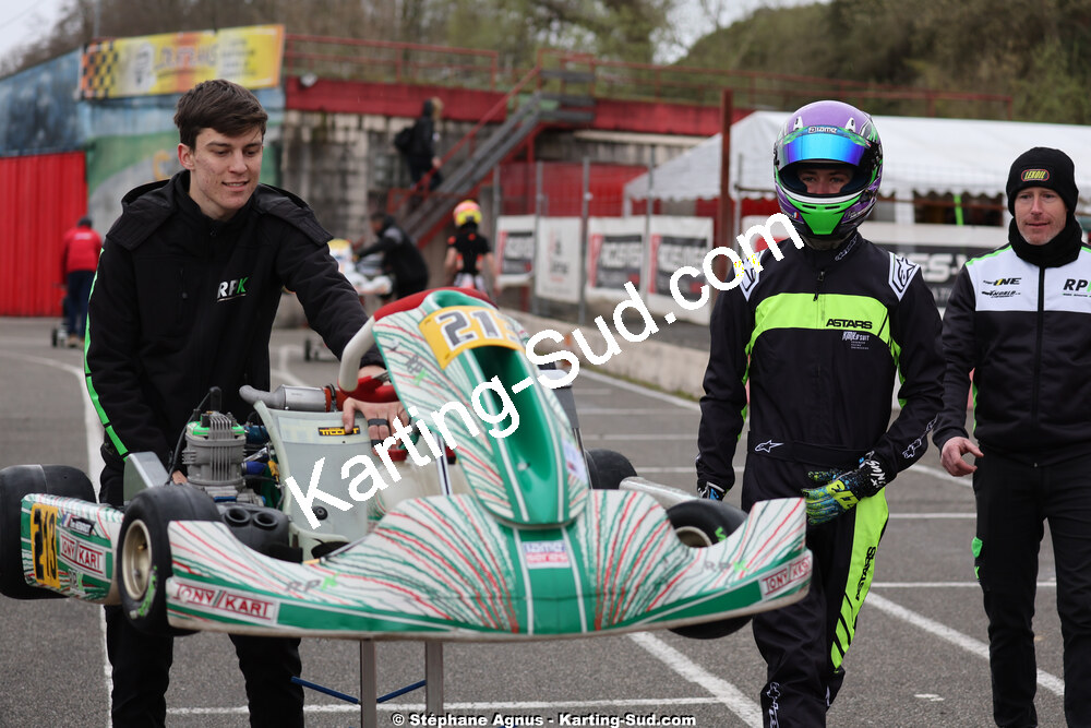 Thibault RINAUDO, Tom HENRIOT — 29 & 30/03/2025 : 2ème manche du Championnat du Sud au circuit d’Aigues-Vives (photos Stéphane Agnus) 2025 — karting