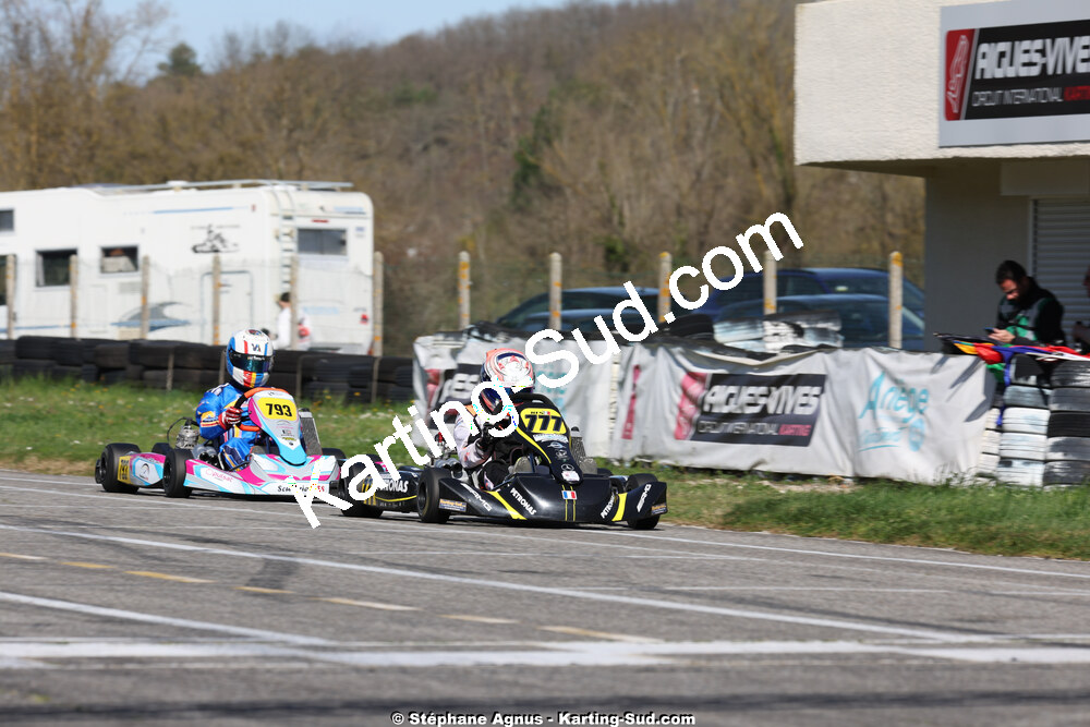 29 & 30/03/2025 : 2ème manche du Championnat du Sud au circuit d’Aigues-Vives (photos Stéphane Agnus) 2025 — karting