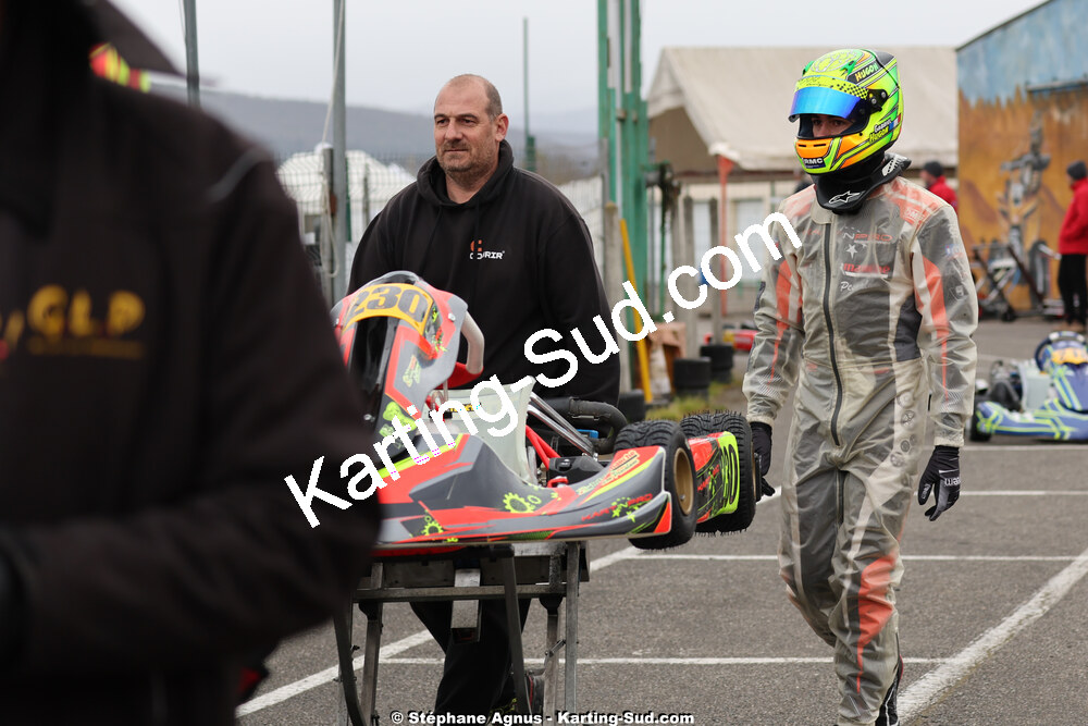 Hervé HUGON — 29 & 30/03/2025 : 2ème manche du Championnat du Sud au circuit d’Aigues-Vives (photos Stéphane Agnus) 2025 — karting