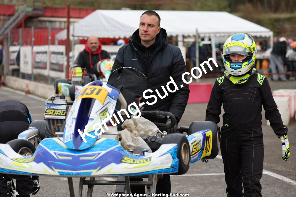 29 & 30/03/2025 : 2ème manche du Championnat du Sud au circuit d’Aigues-Vives (photos Stéphane Agnus) 2025 — karting