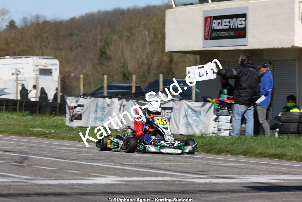29 & 30/03/2025 : 2ème manche du Championnat du Sud au circuit d’Aigues-Vives (photos Stéphane Agnus) 2025 — karting