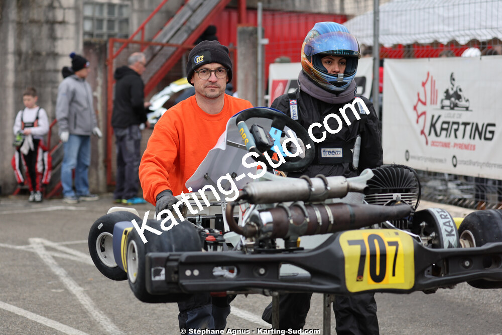 Leslie MARIE, Olivier DENOY — 29 & 30/03/2025 : 2ème manche du Championnat du Sud au circuit d’Aigues-Vives (photos Stéphane Agnus) 2025 — karting