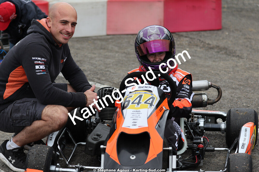 Laurena PEREIRA — 29 & 30/03/2025 : 2ème manche du Championnat du Sud au circuit d’Aigues-Vives (photos Stéphane Agnus) 2025 — karting