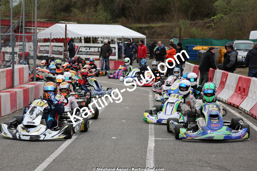 Maxime MOURGUES — 29 & 30/03/2025 : 2ème manche du Championnat du Sud au circuit d’Aigues-Vives (photos Stéphane Agnus) 2025 — karting