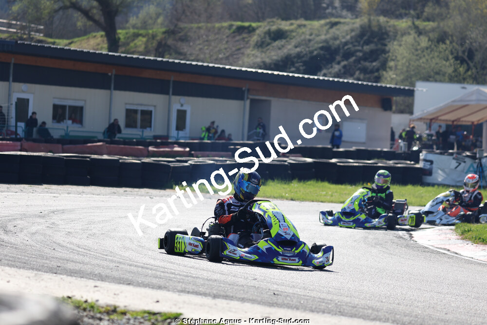 29 & 30/03/2025 : 2ème manche du Championnat du Sud au circuit d’Aigues-Vives (photos Stéphane Agnus) 2025 — karting