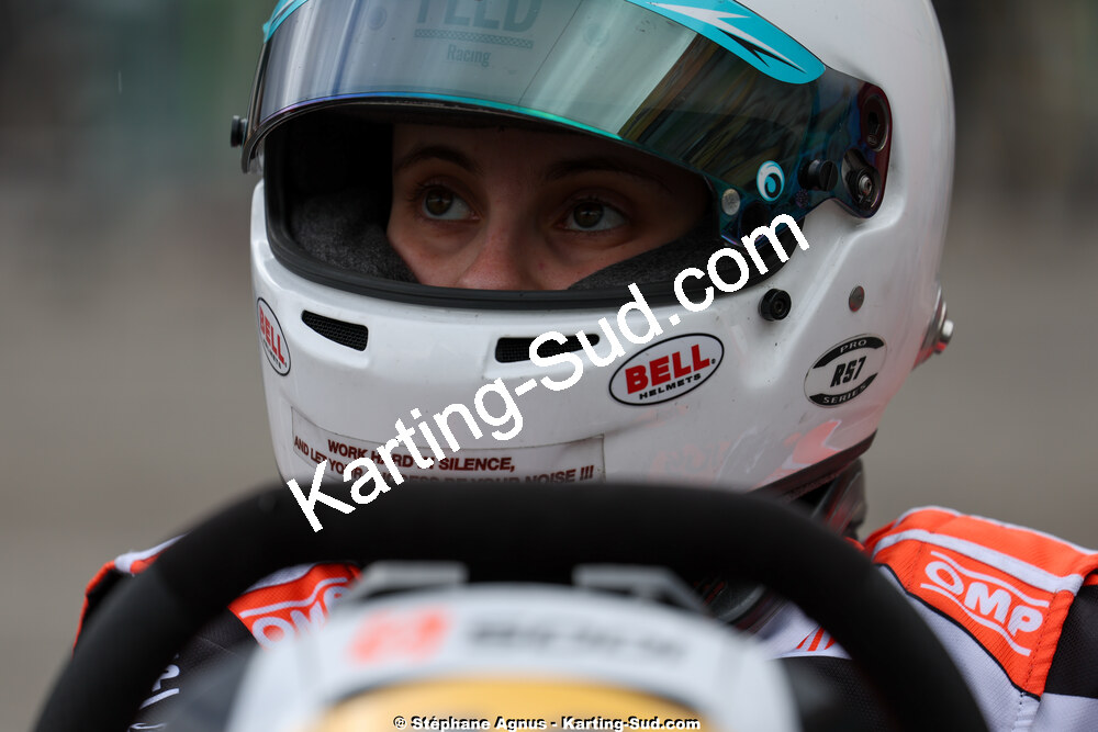 Laura BOURGUET — 29 & 30/03/2025 : 2ème manche du Championnat du Sud au circuit d’Aigues-Vives (photos Stéphane Agnus) 2025 — karting