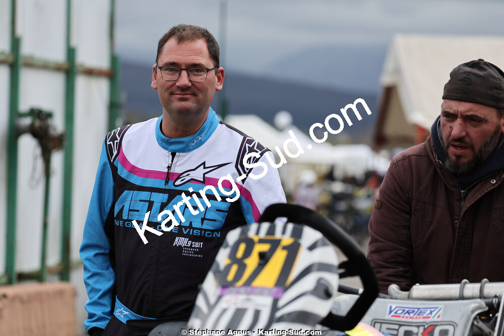 Gregory CAZAJOUS — 29 & 30/03/2025 : 2ème manche du Championnat du Sud au circuit d’Aigues-Vives (photos Stéphane Agnus) 2025 — karting