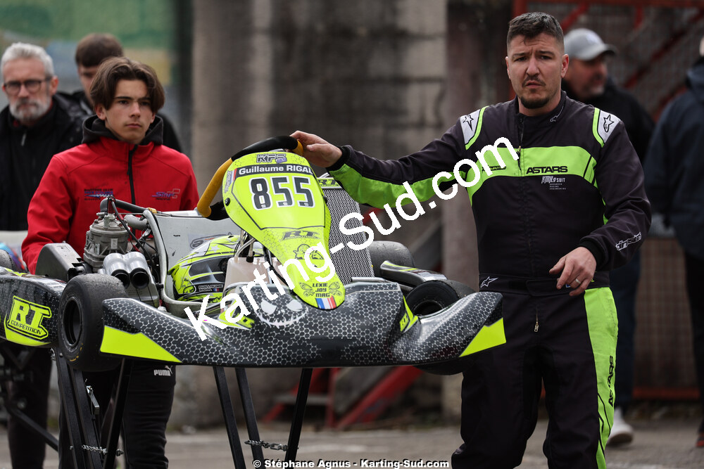 Guillaume RIGAL — 29 & 30/03/2025 : 2ème manche du Championnat du Sud au circuit d’Aigues-Vives (photos Stéphane Agnus) 2025 — karting