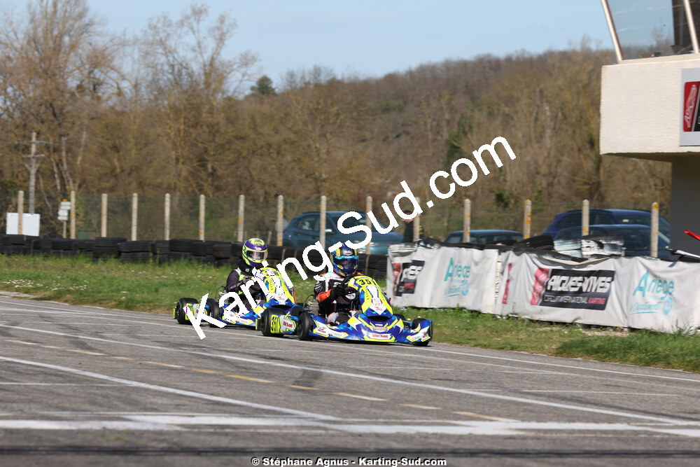 29 & 30/03/2025 : 2ème manche du Championnat du Sud au circuit d’Aigues-Vives (photos Stéphane Agnus) 2025 — karting