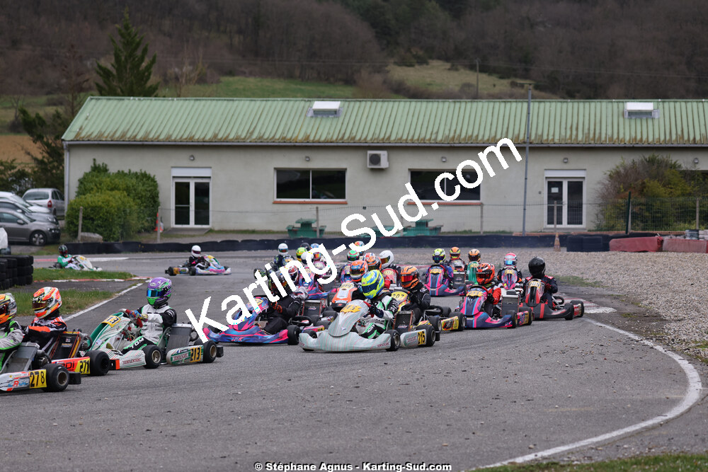 29 & 30/03/2025 : 2ème manche du Championnat du Sud au circuit d’Aigues-Vives (photos Stéphane Agnus) 2025 — karting