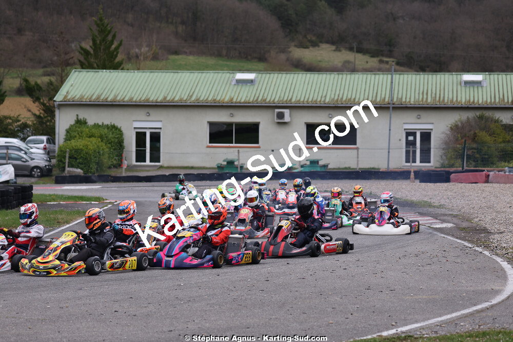 29 & 30/03/2025 : 2ème manche du Championnat du Sud au circuit d’Aigues-Vives (photos Stéphane Agnus) 2025 — karting