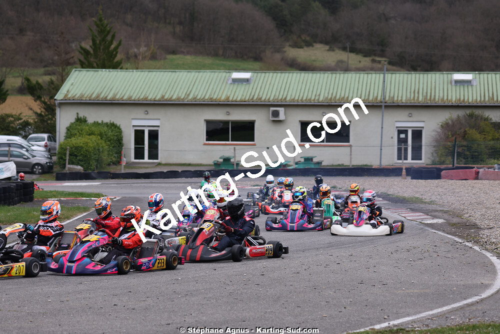 29 & 30/03/2025 : 2ème manche du Championnat du Sud au circuit d’Aigues-Vives (photos Stéphane Agnus) 2025 — karting