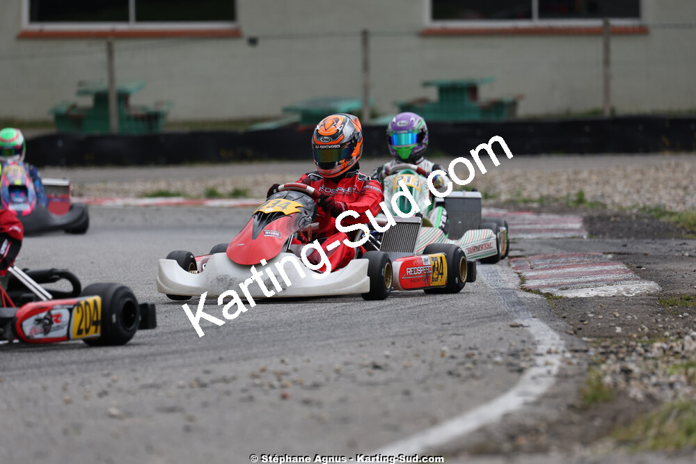 29 & 30/03/2025 : 2ème manche du Championnat du Sud au circuit d’Aigues-Vives (photos Stéphane Agnus) 2025 — karting
