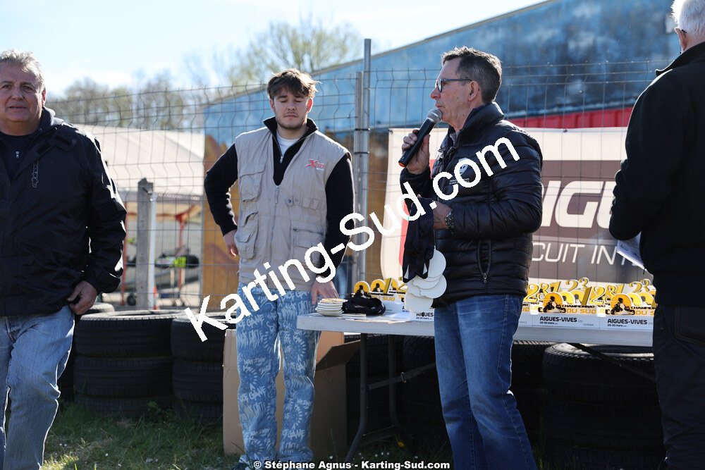 Olivier CEBE — 29 & 30/03/2025 : 2ème manche du Championnat du Sud au circuit d’Aigues-Vives (photos Stéphane Agnus) 2025 — karting