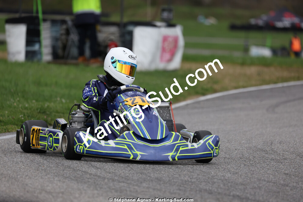 29 & 30/03/2025 : 2ème manche du Championnat du Sud au circuit d’Aigues-Vives (photos Stéphane Agnus) 2025 — karting