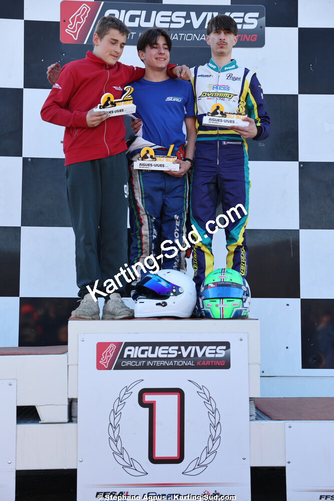 Maël BOYER — 29 & 30/03/2025 : 2ème manche du Championnat du Sud au circuit d’Aigues-Vives (photos Stéphane Agnus) 2025 — karting