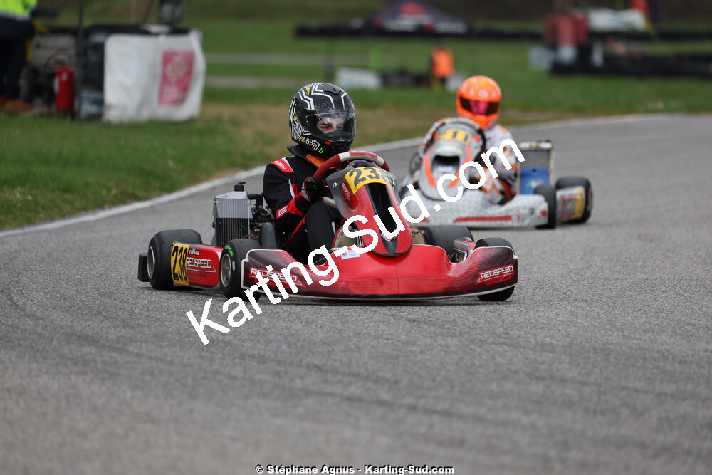 29 & 30/03/2025 : 2ème manche du Championnat du Sud au circuit d’Aigues-Vives (photos Stéphane Agnus) 2025 — karting