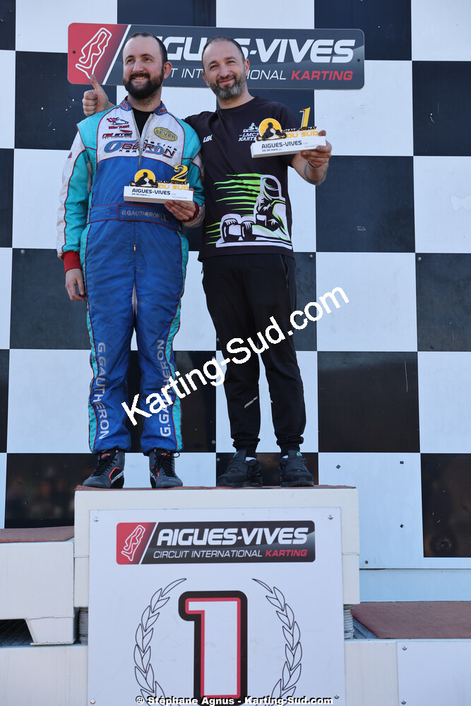 Guillaume GAUTHERON, Yannick LECLERC — 29 & 30/03/2025 : 2ème manche du Championnat du Sud au circuit d’Aigues-Vives (photos Stéphane Agnus) 2025 — karting